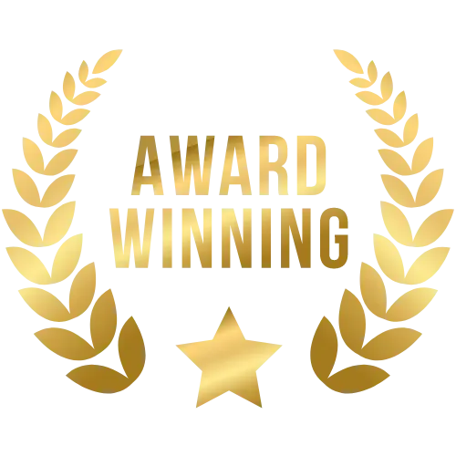 Concrete Garden Path Auckland award-winning service badge